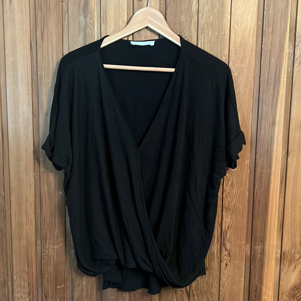 Flowy Short Sleeve Blouse by Excuse Me I Have To Go Be Awesome